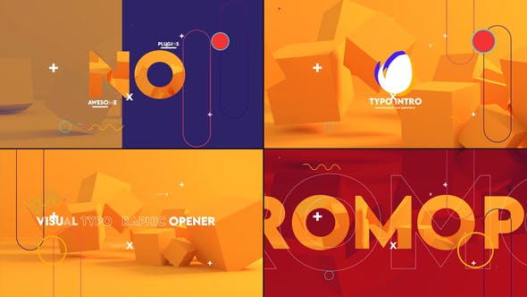 Videohive Abstract Typo Intro