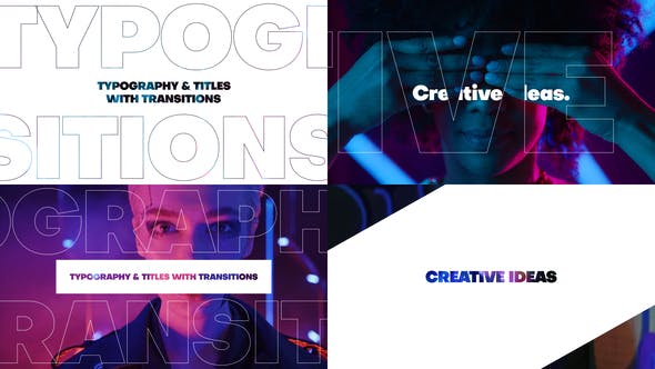 Videohive Animated Titles in Transitions