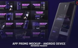 Videohive App Promo Mockup - Android Device