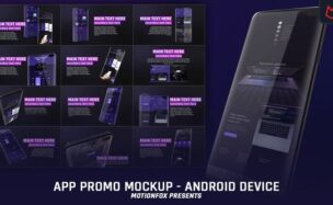 Videohive App Promo Mockup – Android Device