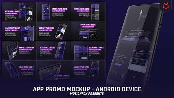 Videohive App Promo Mockup – Android Device