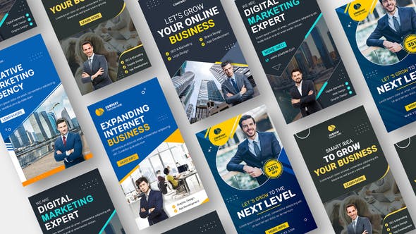 Videohive Business Corporate Promo Stories Pack