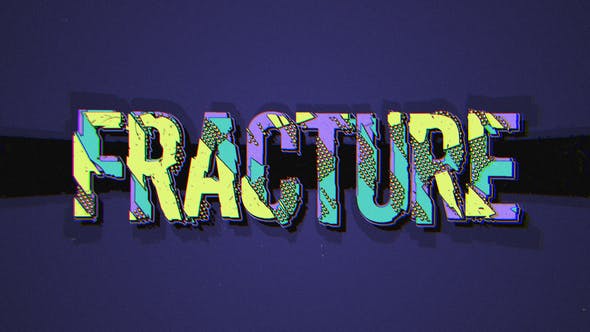 Videohive Fractured Title & Logo