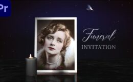 Videohive Funeral Invitation Premiere Pro