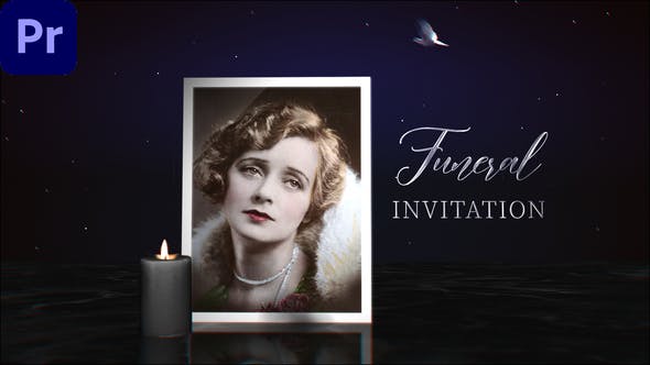 Videohive Funeral Invitation Premiere Pro