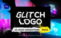 Videohive Glitch Logos Intro Pack