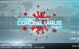 Videohive Holographic Medical Corona Virus