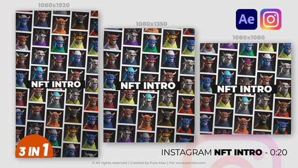 Videohive Instagram NFT Intro