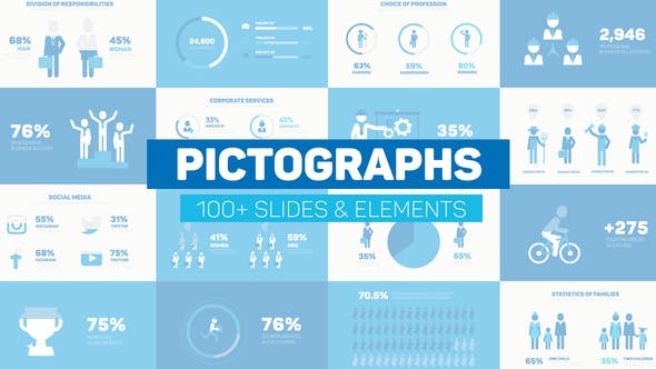 Videohive Pictogram Infographics
