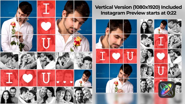 Videohive Saying Love Instagram Story Apple Motion
