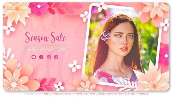 Videohive Spring Clothing Collection