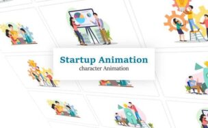 Videohive Startup Character Scene Animation Pack