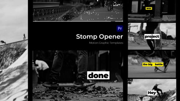 Videohive Stomp Opener – Premiere Pro