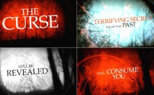 Videohive The Curse. A Horror Trailer
