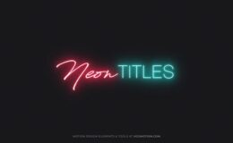 Videohive Titles - Neon