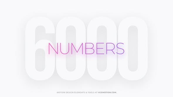 Videohive Titles – Numbers