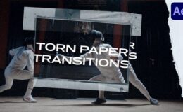 Videohive Torn Paper Transitions for AE