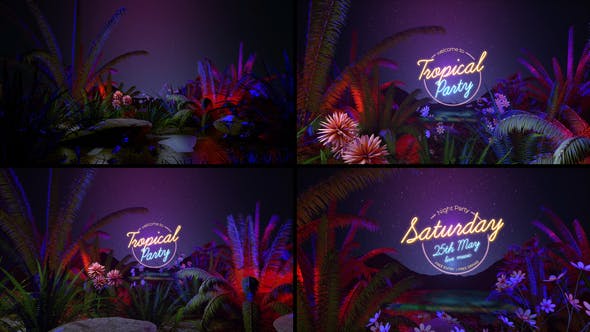 Videohive Tropical Party Opener
