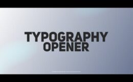 Videohive Typography Opener