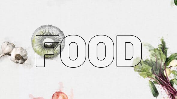 Videohive Vegetarian Fresh Food Logo
