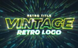 Videohive Vintage Video Game Title & Logo
