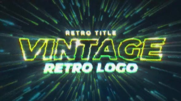 Videohive Vintage Video Game Title & Logo