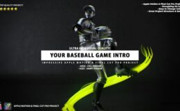 Videohive Your Baseball Intro Baseball Promo Video Apple Motion