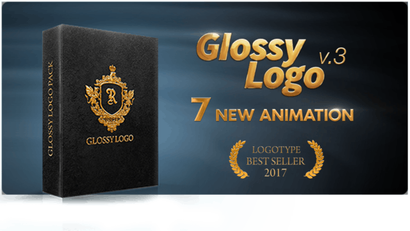 Glossy Logo | Reflection Logo Loop – Videohive