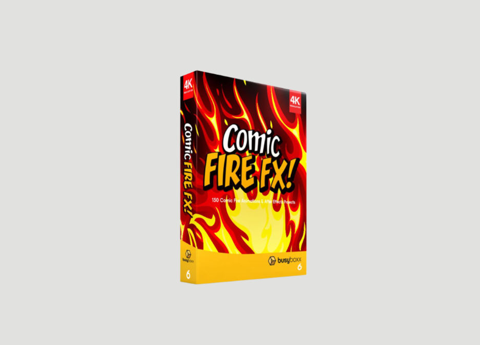 BusyBoxx V06 Comic Fire FX INTRO HD