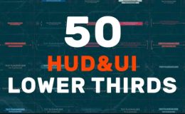 Videohive 50 HUD UI Lower Thirds
