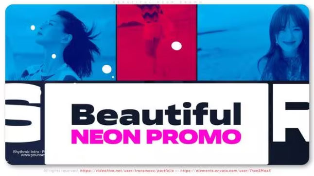 Videohive Beautiful Neon Promo