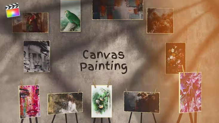 Videohive Canvas Painting Gallery