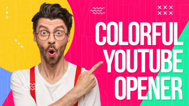 Videohive Colorful Youtube Opener