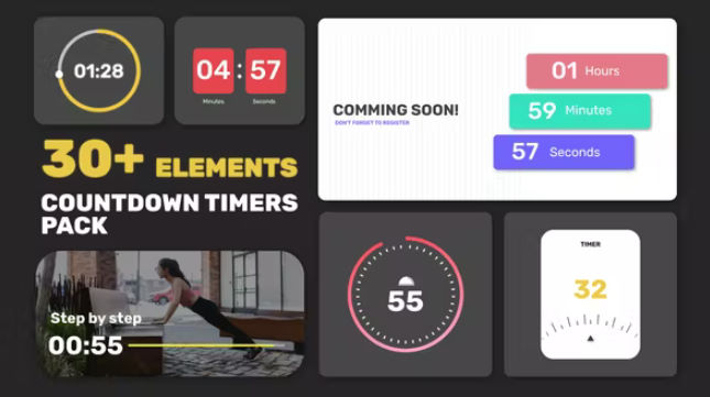 Videohive Countdown Timers Pack