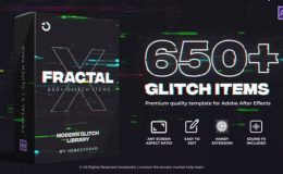 Videohive FRACTAL X | 650+ Glitch Pack