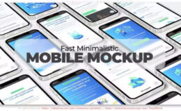 Videohive Fast Minimalistic Mobile Mockup