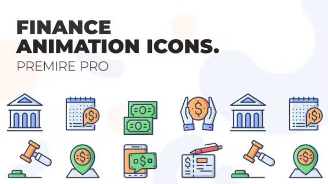 Videohive Finance – MOGRT UI Icons