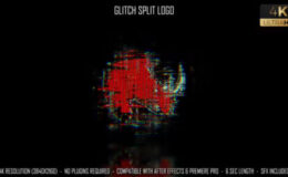 Videohive Glitch Split Logo