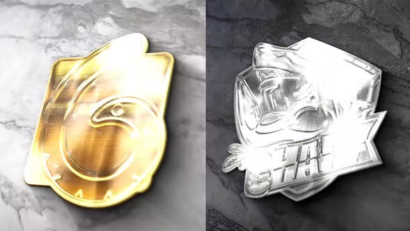 Videohive Gold – Metal Logo Reveal