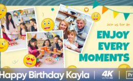 Videohive Happy Birthday Kayla (MOGRT)