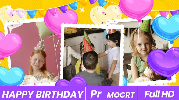 Videohive Happy Birthday | MOGRT