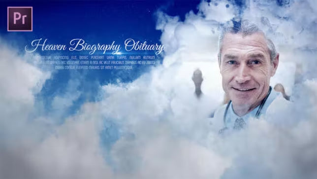 Videohive Heaven Biography Obituary