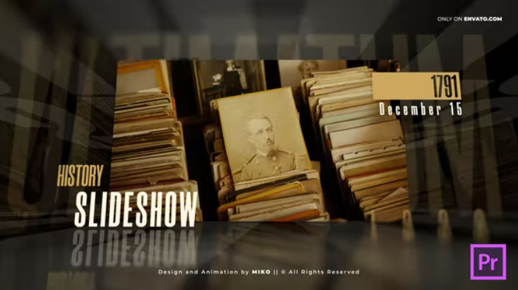 Videohive History Slideshow Premiere Pro