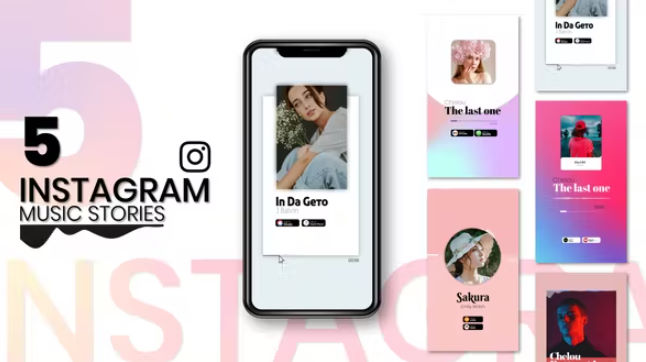 Videohive Instagram Story Music Visualizer