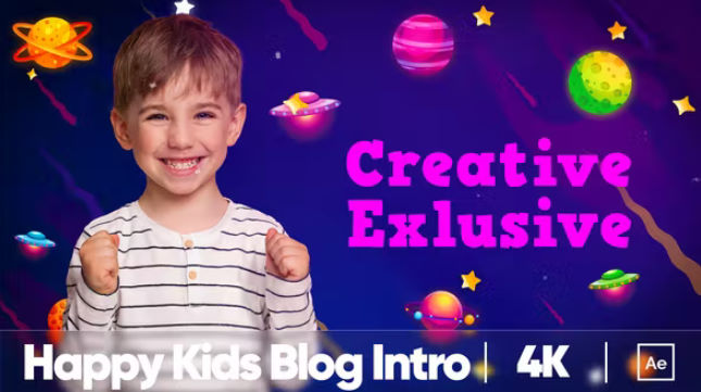 Videohive Kids Blog Intro