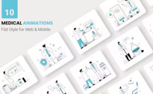 Videohive Medical Health Animations – Flat Concept