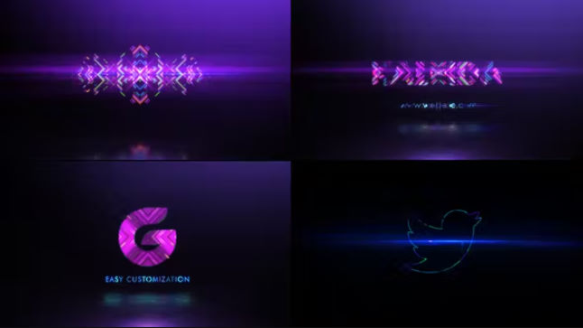 Videohive Neon Kaleida Logo Reveal