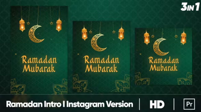 Videohive Ramadan Intro || Instagram Version | MOGRT