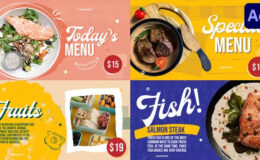 Videohive Restaurant Food Menu | After Effects