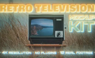 Videohive Retro TV Mockup Kit